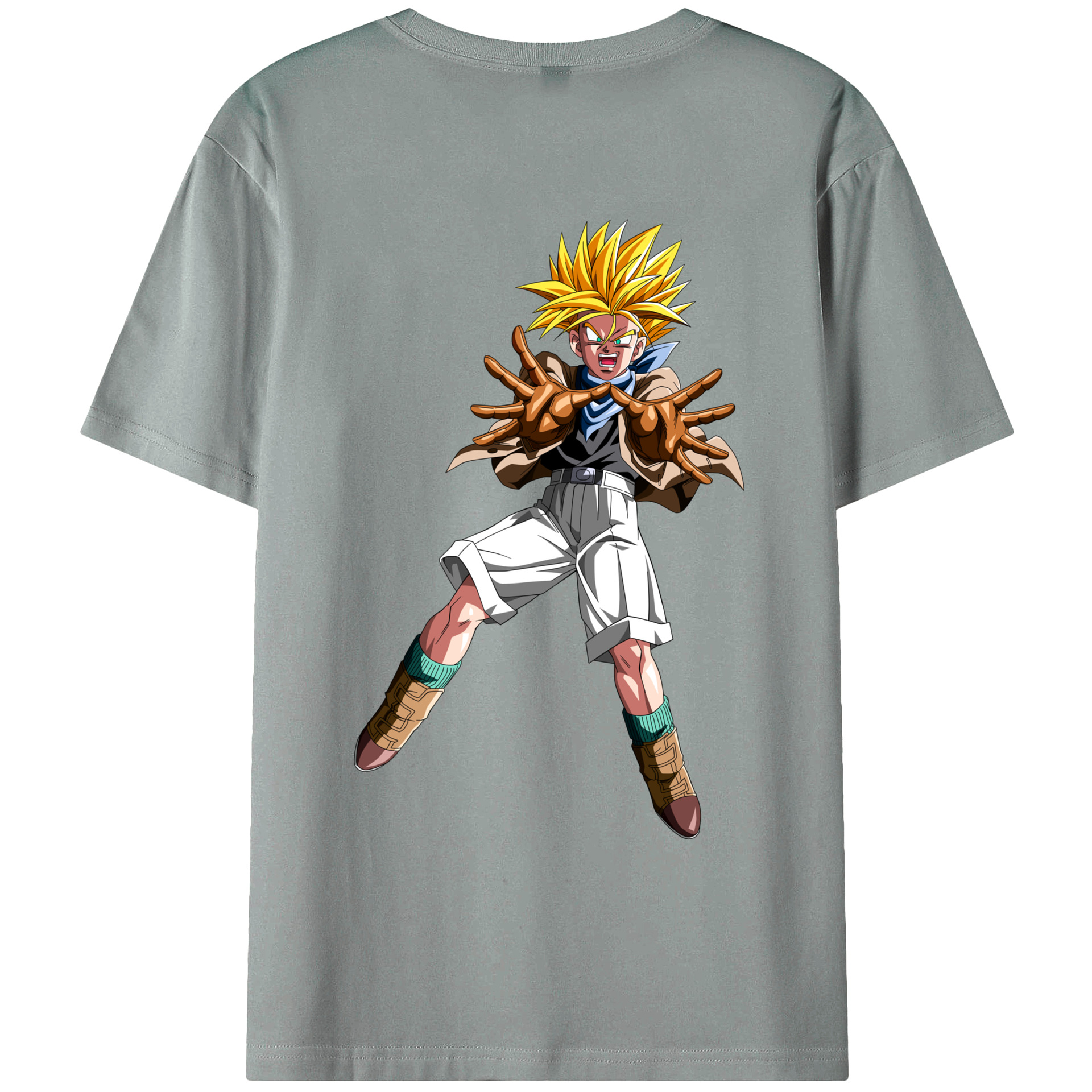 （画像用） ドラゴンボール DRAGON BALL 綿100％ メンズ半袖Tシャツ（バックプリント） 通気性